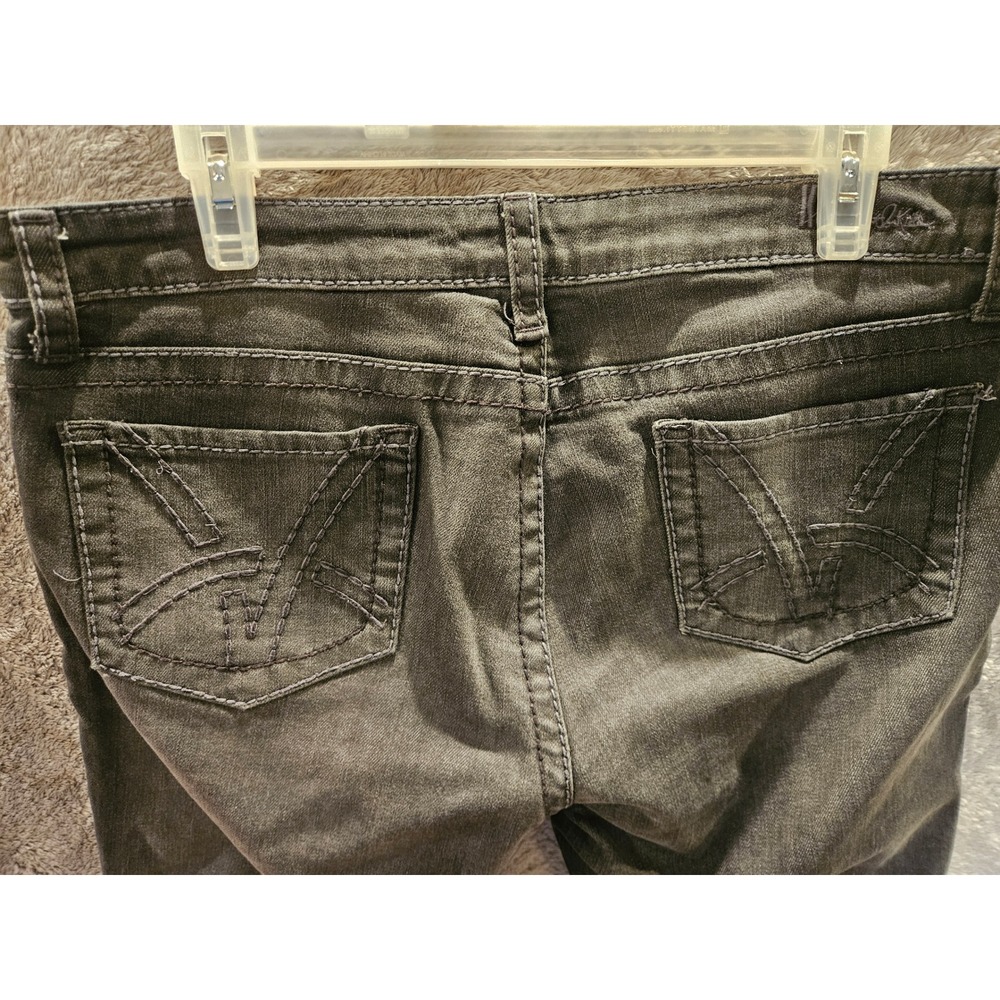 KUT from the Kloth Sz 14 Mia Skinny Jeans Stone Washed Black #480 - Picture 8 of 10